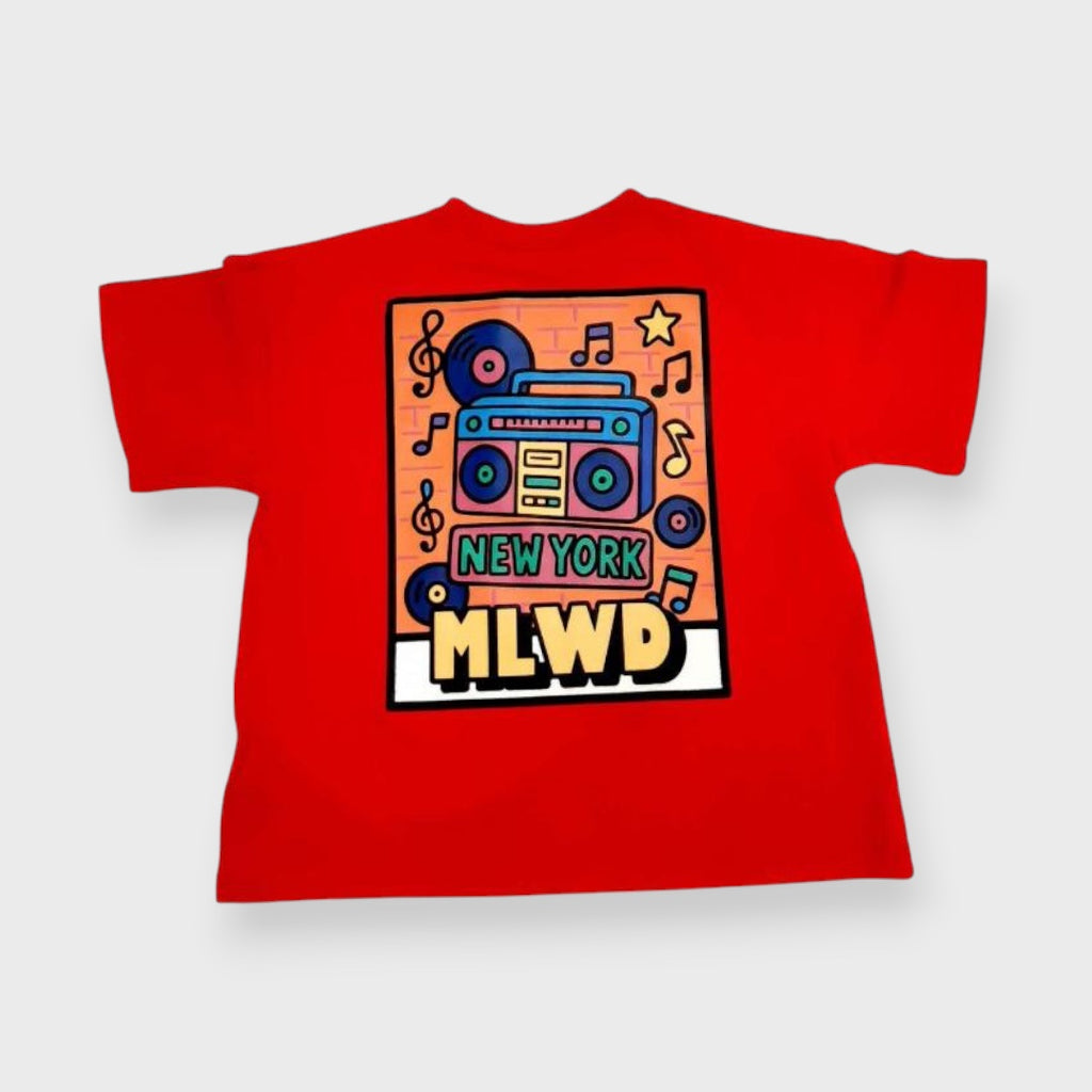 COLORFUL POP ILLUSTRATION BABY T-SHIRT (80/90CM)