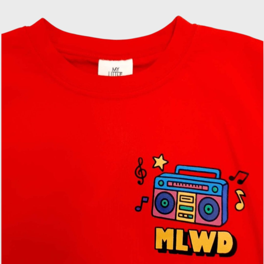 COLORFUL POP ILLUSTRATION BABY T-SHIRT (80/90CM)