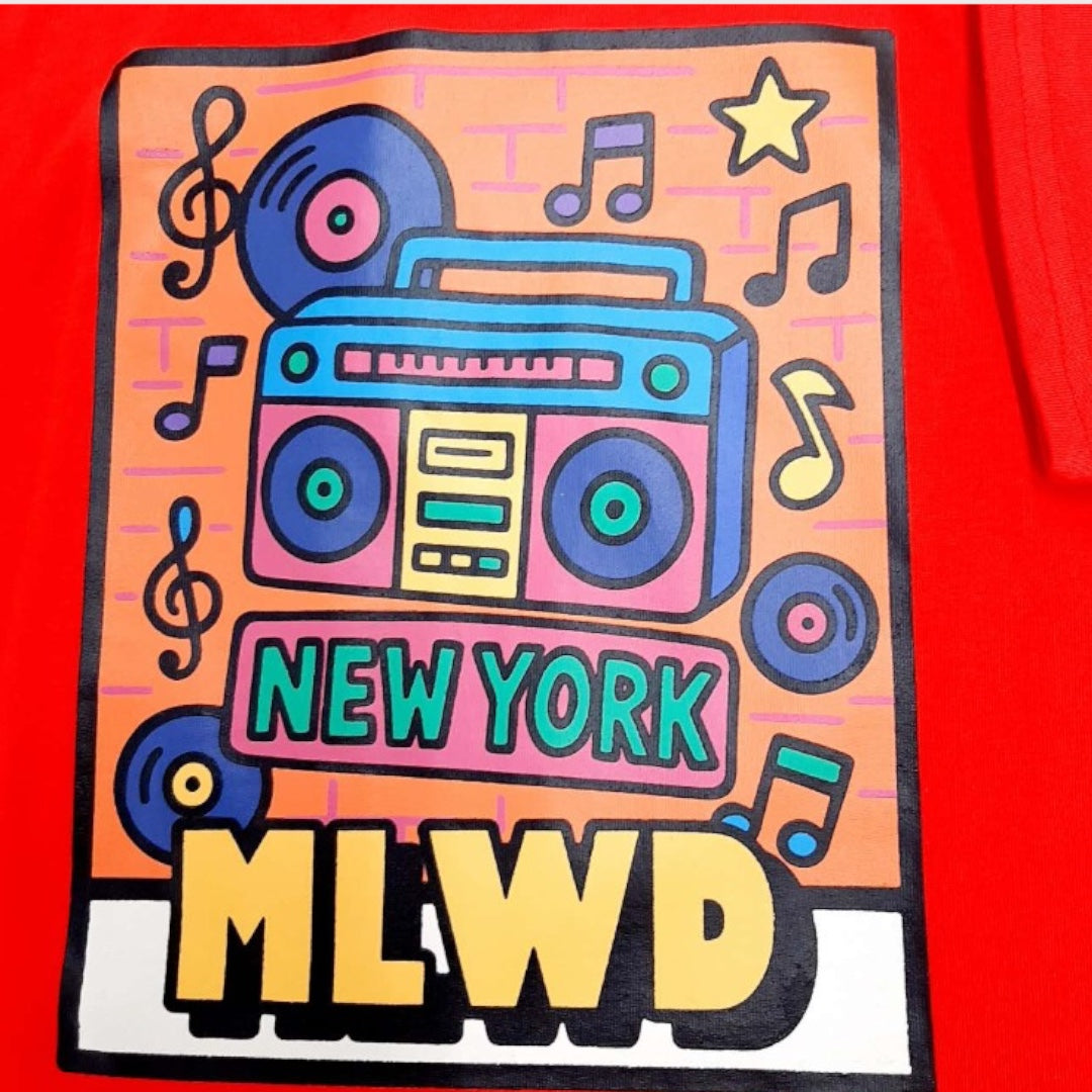 COLORFUL POP ILLUSTRATION BABY T-SHIRT (80/90CM)