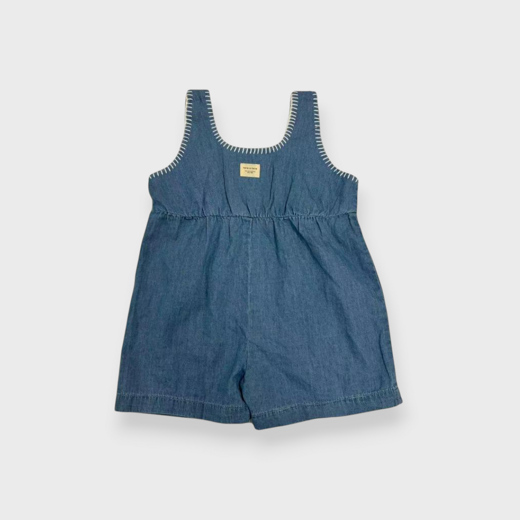 Kids (Size 90cm) Denim Salopette