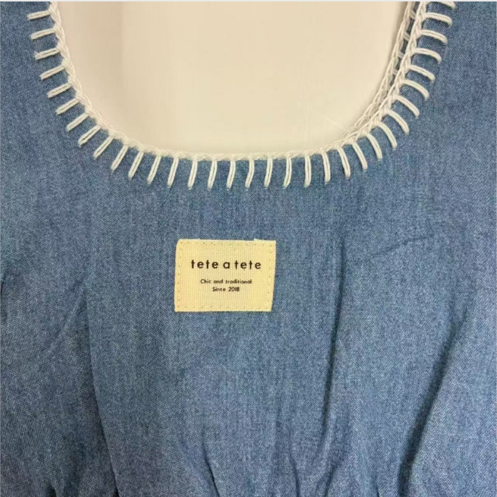 Kids (Size 90cm) Denim Salopette
