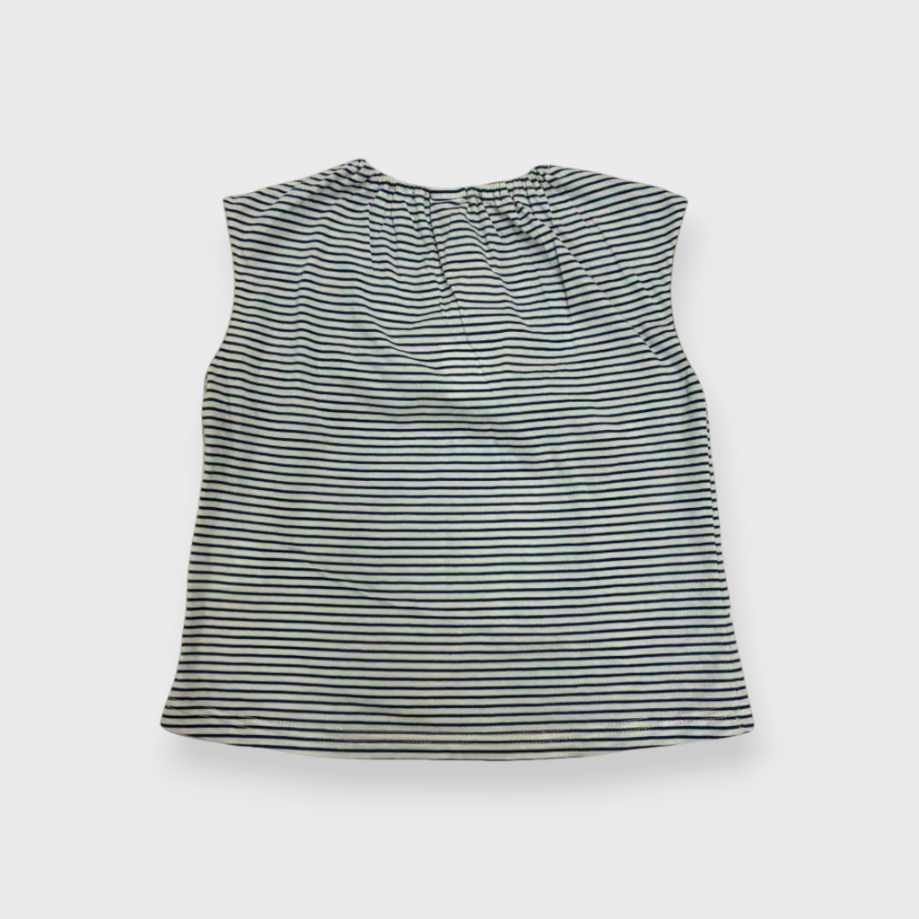 Kids (Size 90cm) Sailor Collar Striped Top