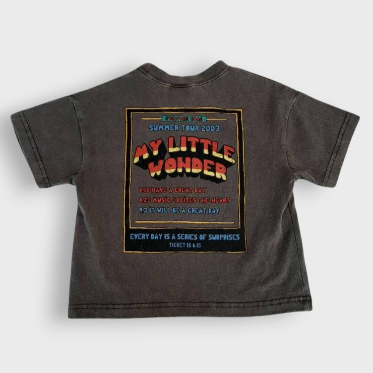 FADED MINI-LOGO GRAPHIC KIDS T-SHIRT (100-120CM)