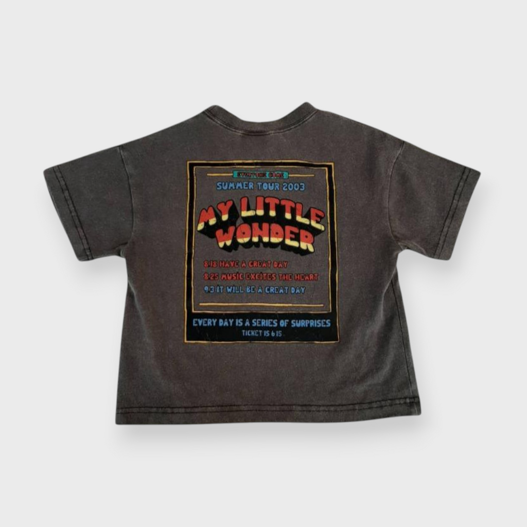 FADED MINI-LOGO GRAPHIC JUNIOR T-SHIRT (130CM)