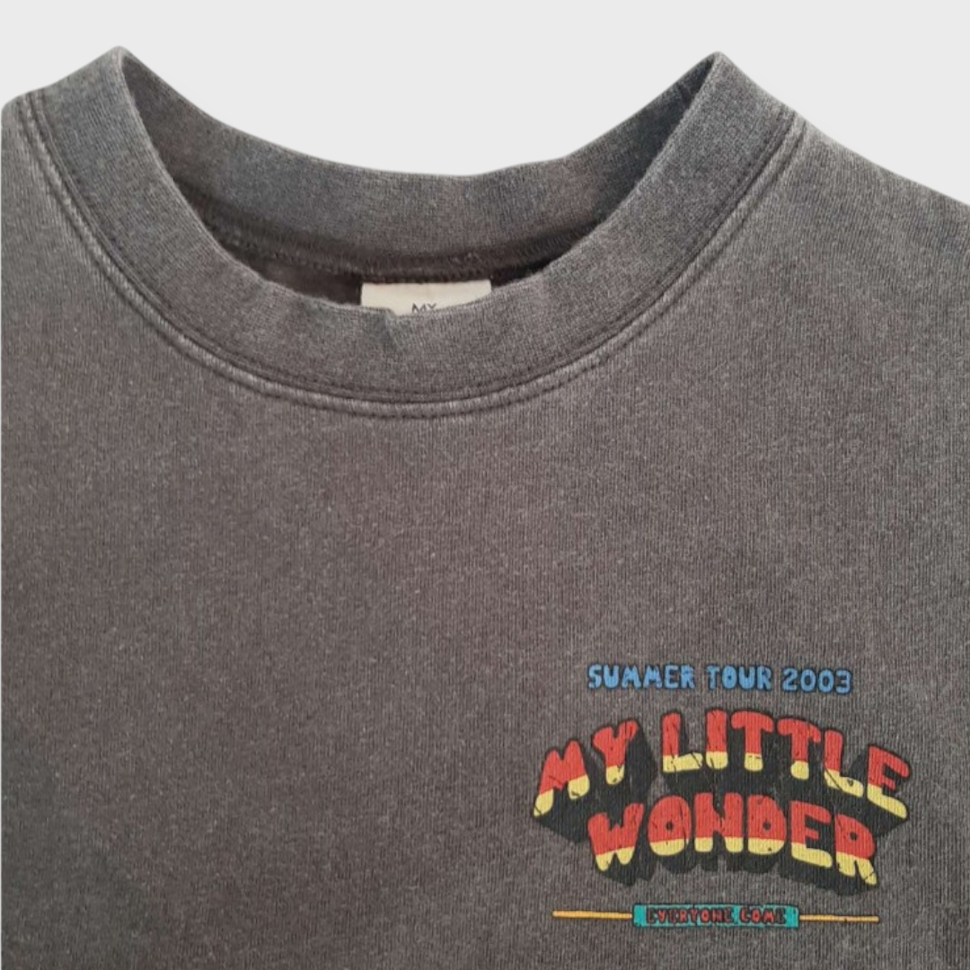 FADED MINI-LOGO GRAPHIC JUNIOR T-SHIRT (130CM)