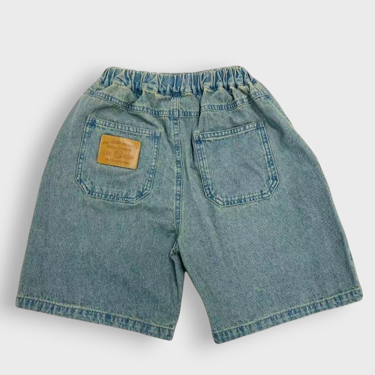 DISTRESSED VINTAGE HALF PANTS (100-120CM)