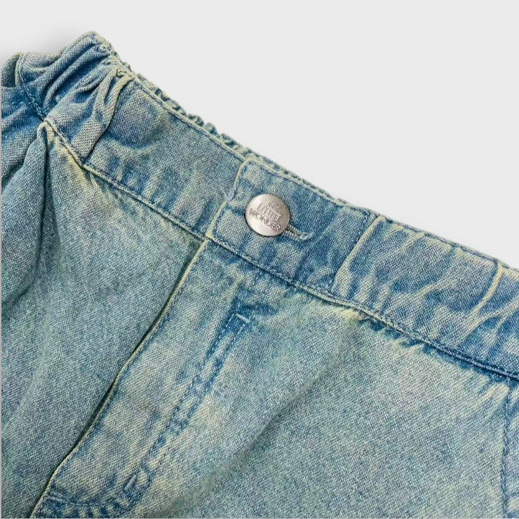 DISTRESSED VINTAGE HALF PANTS (100-120CM)