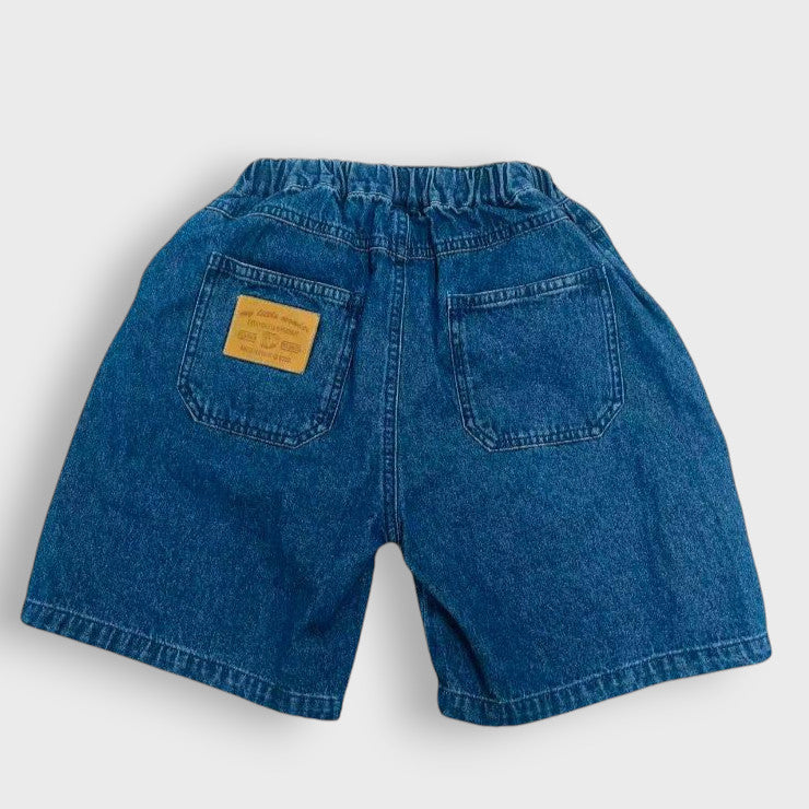 DISTRESSED VINTAGE HALF PANTS (100-120CM)