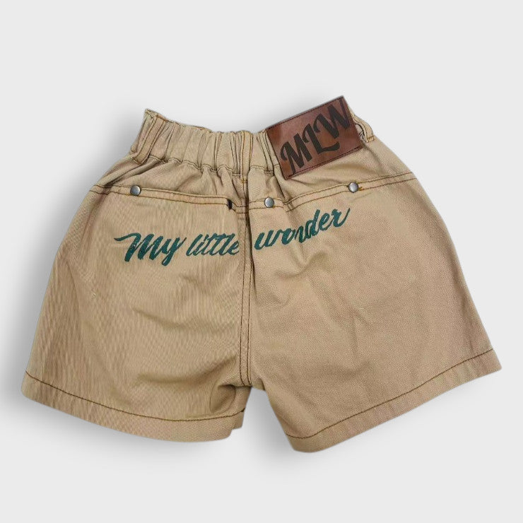 INABA PRINTED CARGO JUNIOR HALF PANTS (130CM)