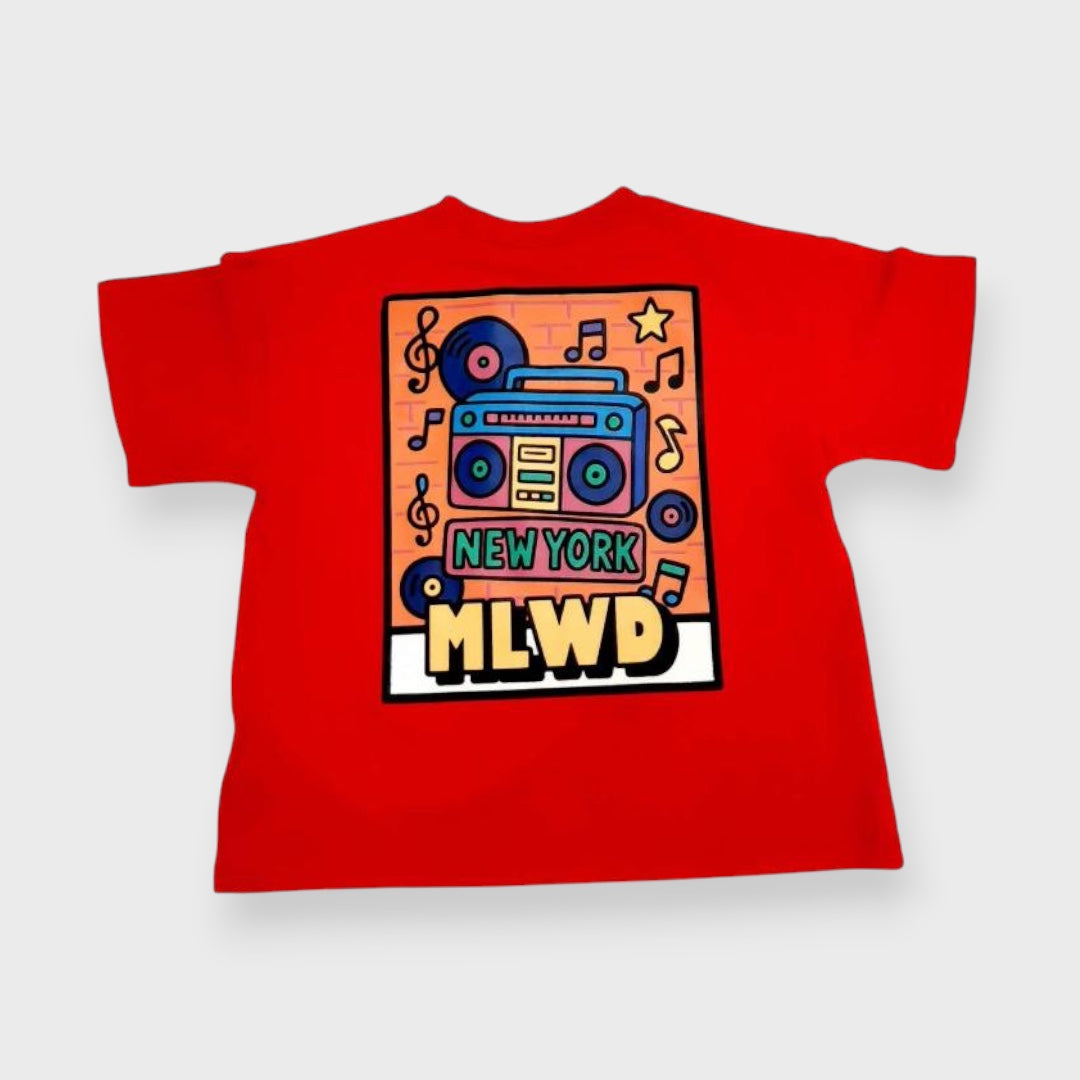 COLORFUL POP ILLUSTRATION JUNIOR T-SHIRT (130CM)