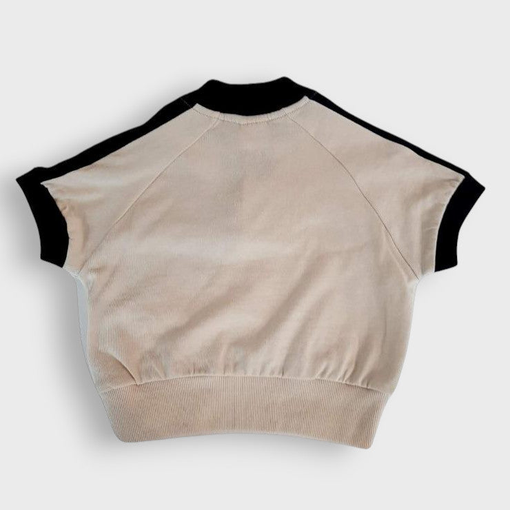 INABA CONTRAST-COLLAR KIDS T-SHIRT (100-120CM)