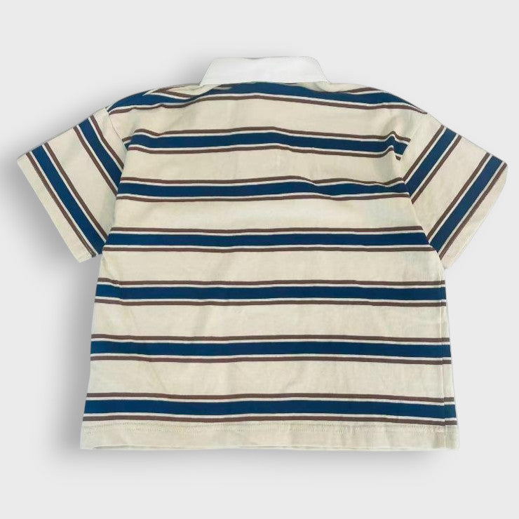 OVERSIZED STRIPED RUGBY SHIRT (100-120CM)