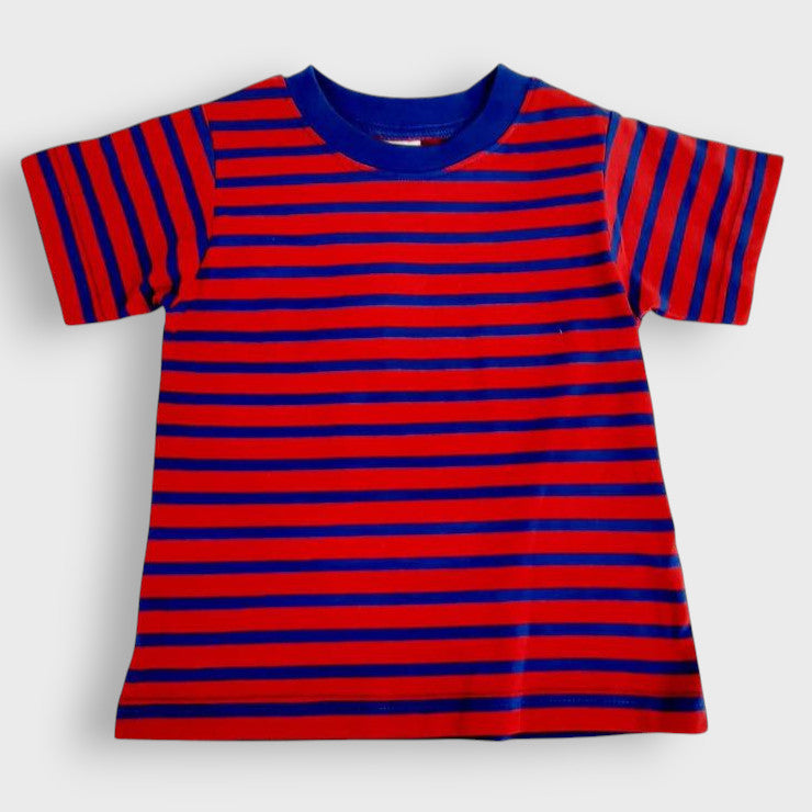 STRIPED T-SHIRT + TANK TOP SET (100-120CM)