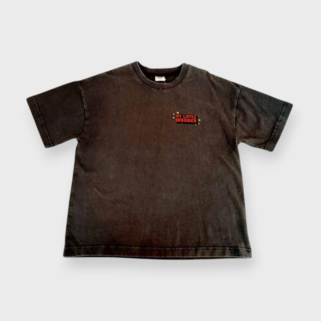 VINTAGE-WASH ILLUSTRATION T-SHIRT (100-120CM)