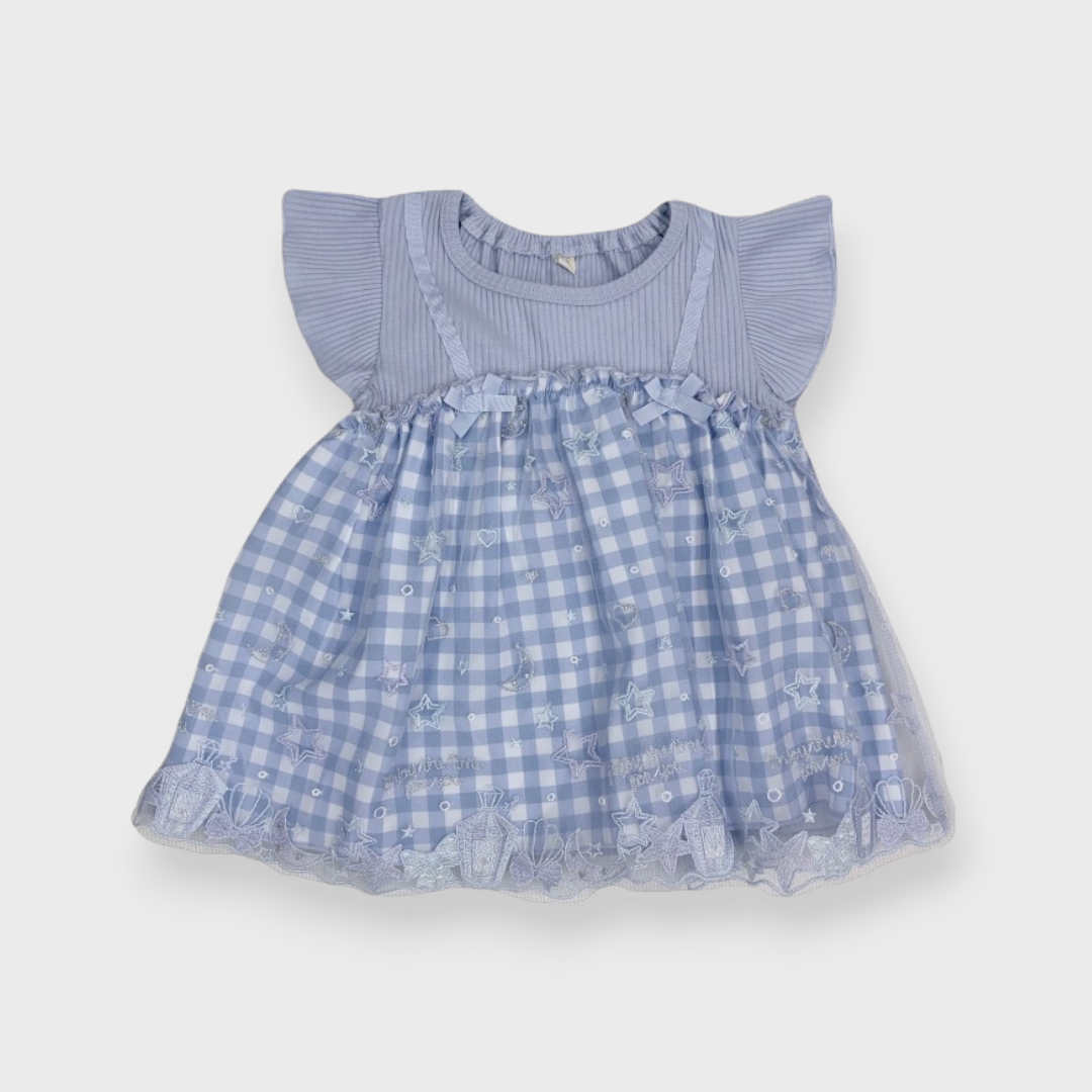 KIDS TULLE-TRIMMED T-SHIRT (100–120 CM)