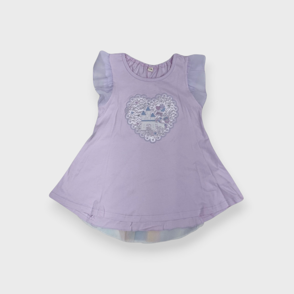 KIDS CASTLE APPLIQUE T-SHIRT (100-120CM)