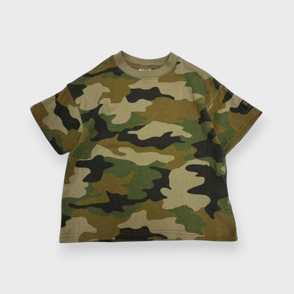 Kids (Size100-120cm) Camouflage Oversized Tee
