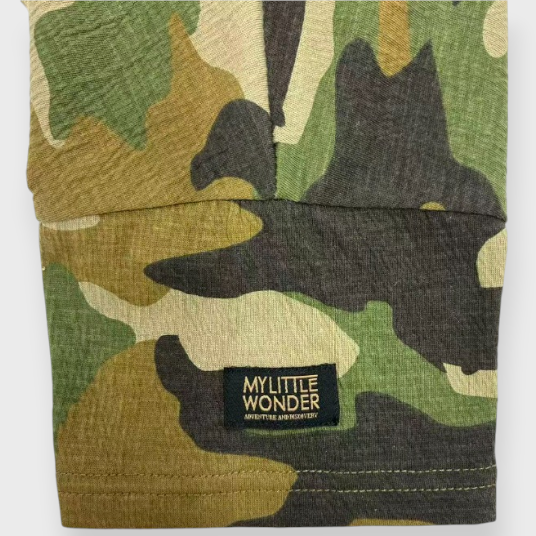 Kids (Size100-120cm) Camouflage Oversized Tee