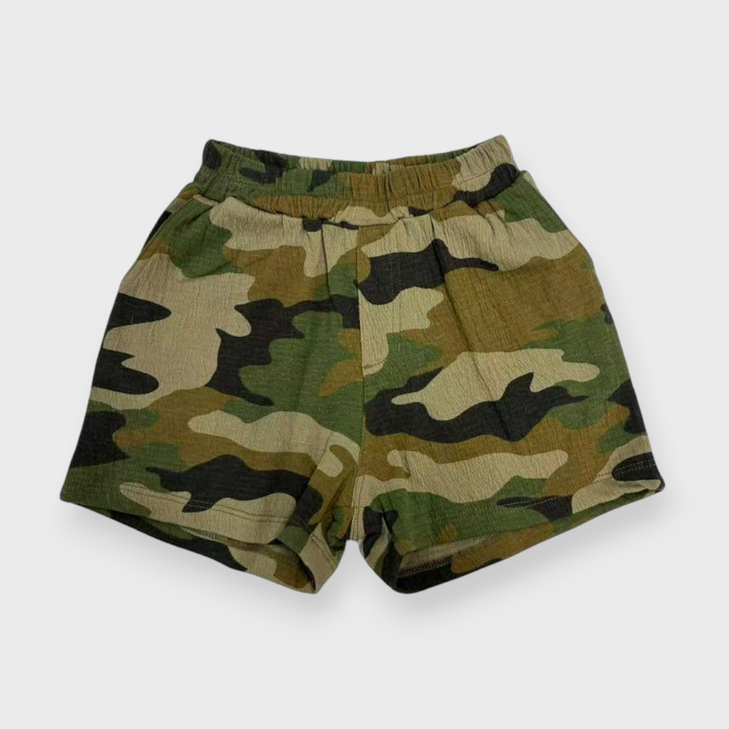 Kids (Size100-120cm) Camouflage Shorts