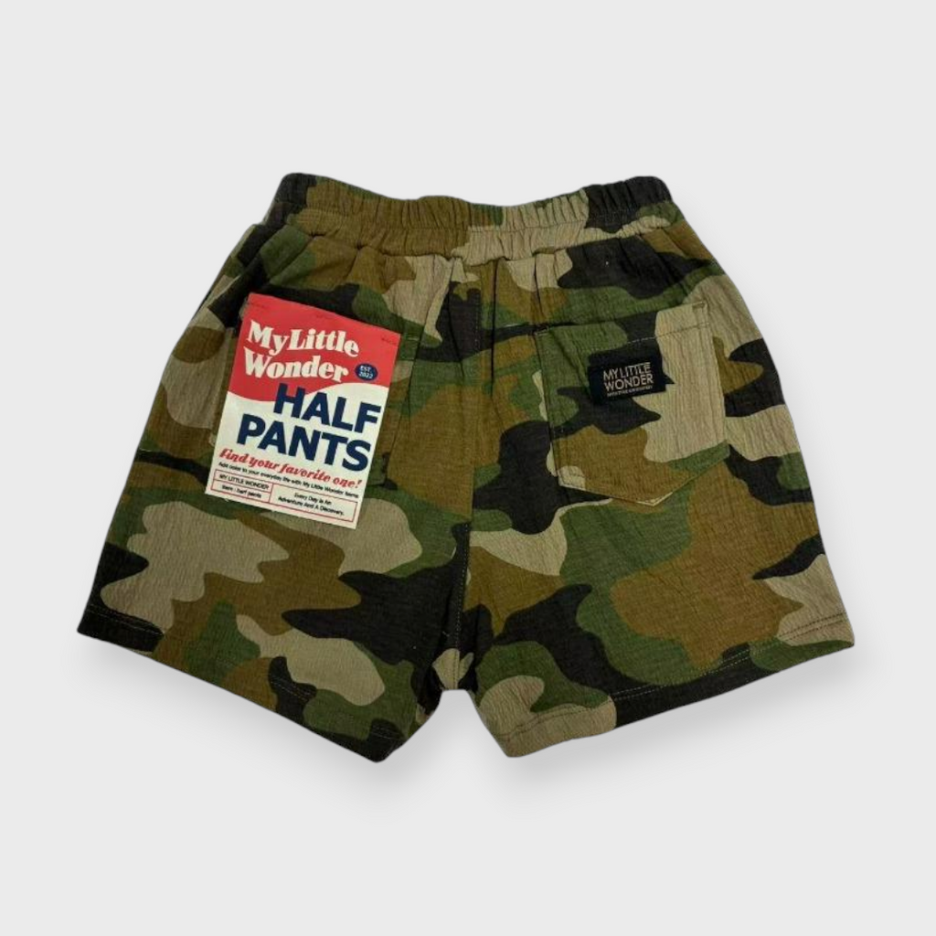 Kids (Size100-120cm) Camouflage Shorts