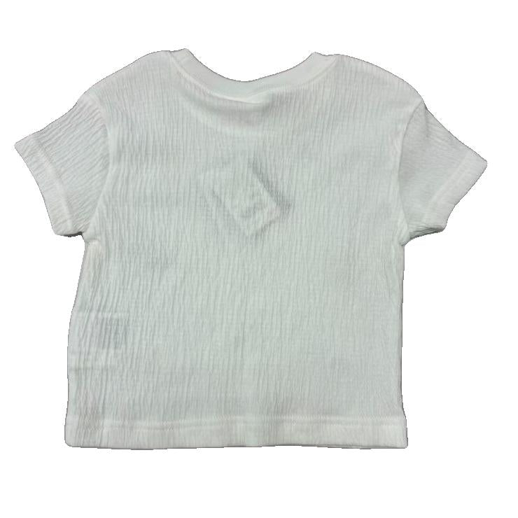 Kids (Size100-110cm) Textured Tee with Sky & Balloon Print