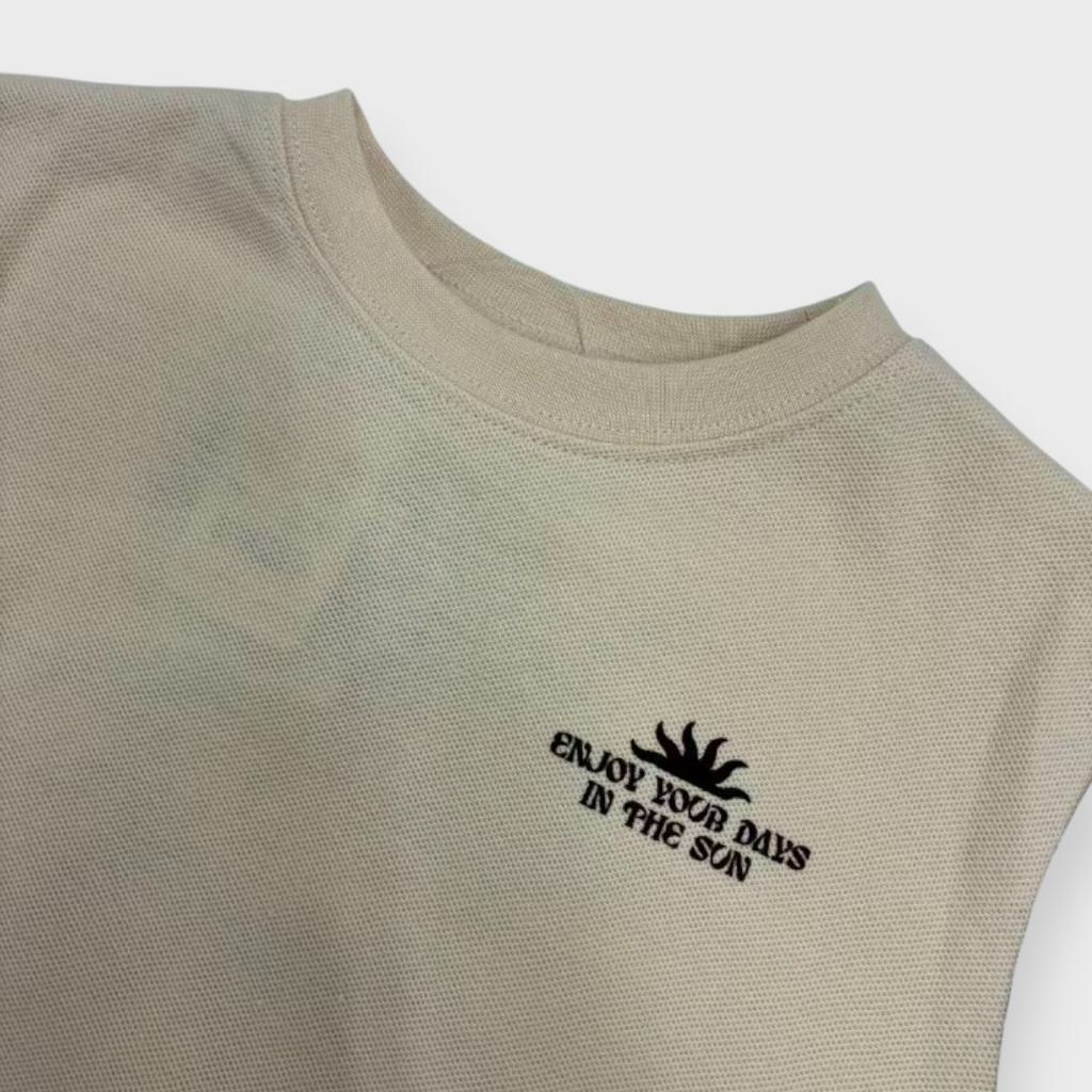 Kids (Size100-120cm) Tribal Sun Graphic Tee