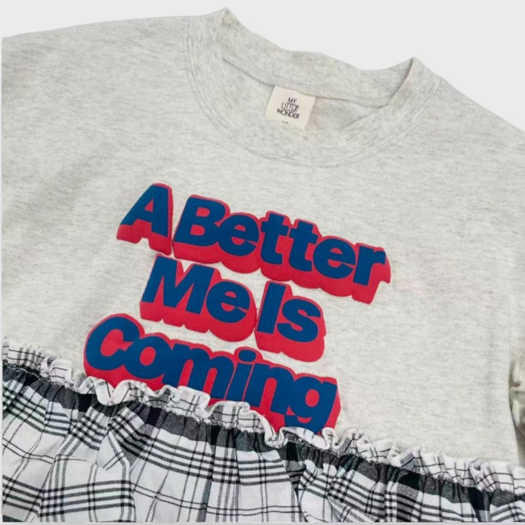 FRILLY SLEEVE JUNIOR T-SHIRT (130CM)