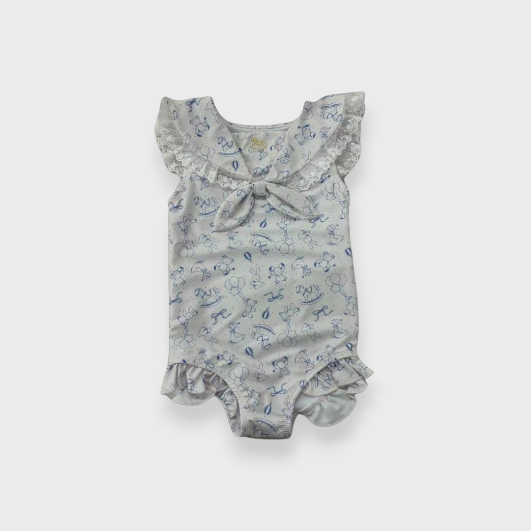 SAILOR COLLAR TIE BABY SWIMWEAR (90-95cm)