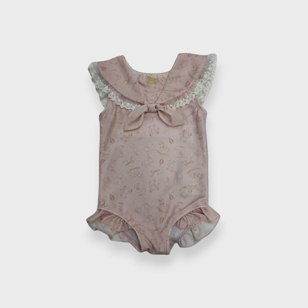 SAILOR COLLAR TIE BABY SWIMWEAR (90-95cm)