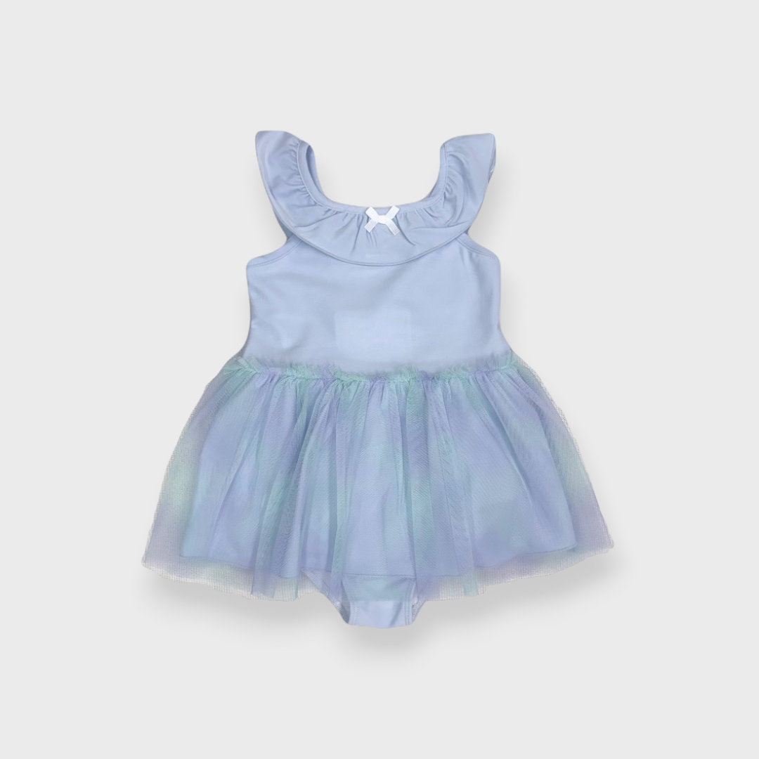 KIDS RAINBOW TULLE ONE-PIECE SWIMSUIT (100-130CM)