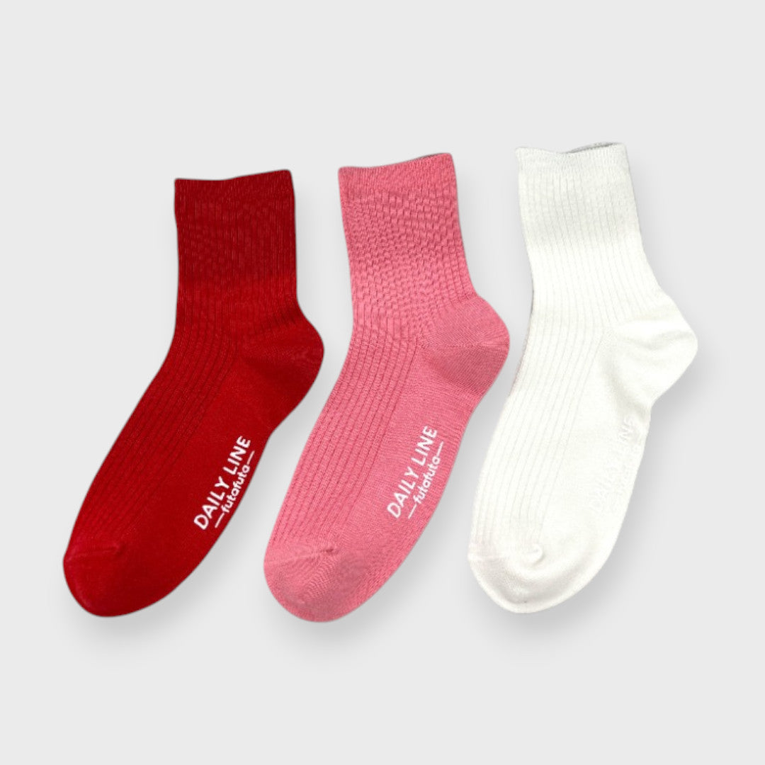 EVERYDAY TODDLER 3-PACK CREW SOCKS (13～18cm)