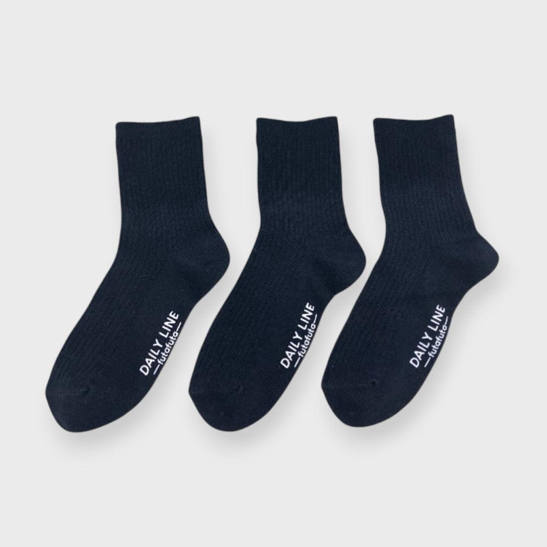 EVERYDAY TODDLER 3-PACK CREW SOCKS (13～18cm)