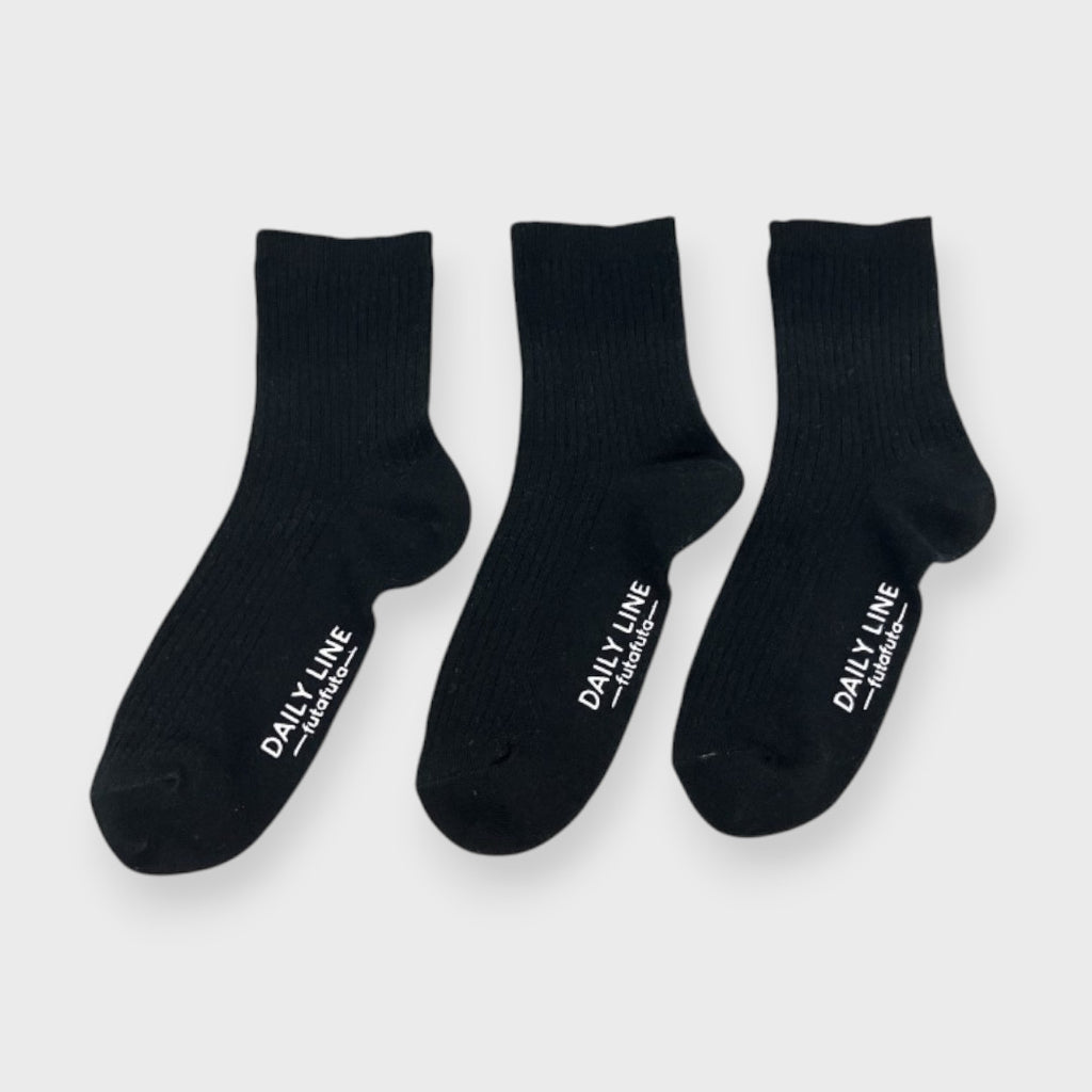 EVERYDAY TODDLER 3-PACK CREW SOCKS (13～18cm)