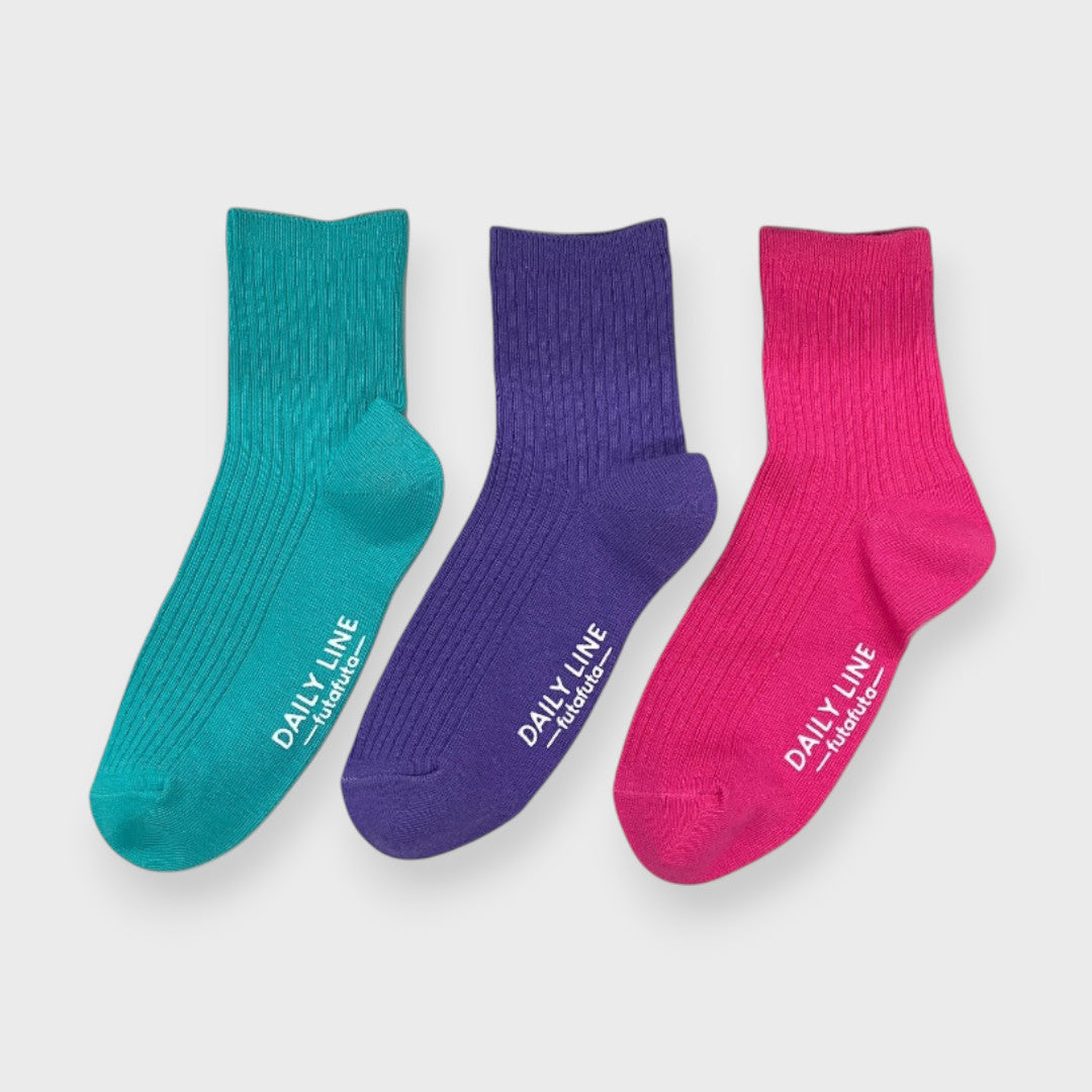 EVERYDAY TODDLER 3-PACK CREW SOCKS (13～18cm)