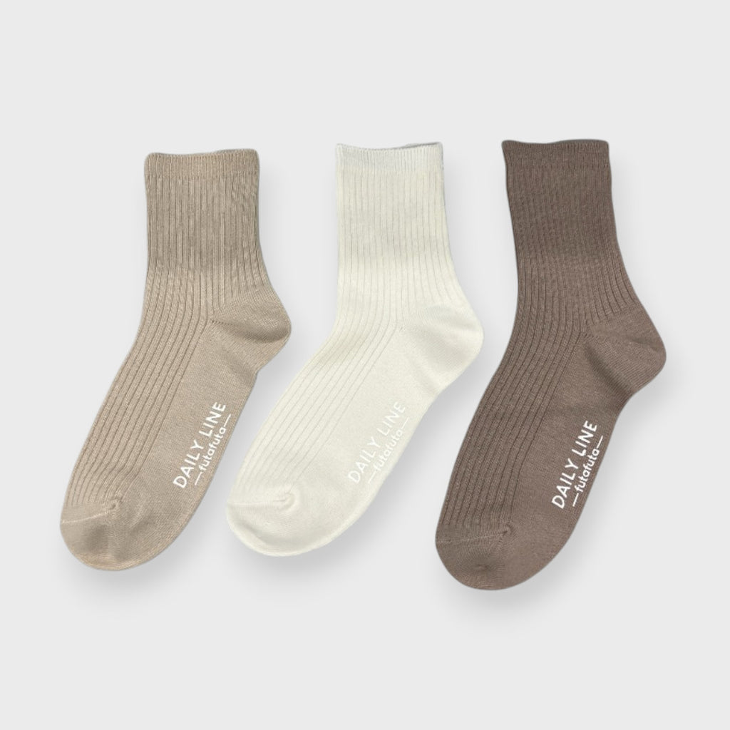 EVERYDAY TODDLER 3-PACK CREW SOCKS (13～18cm)