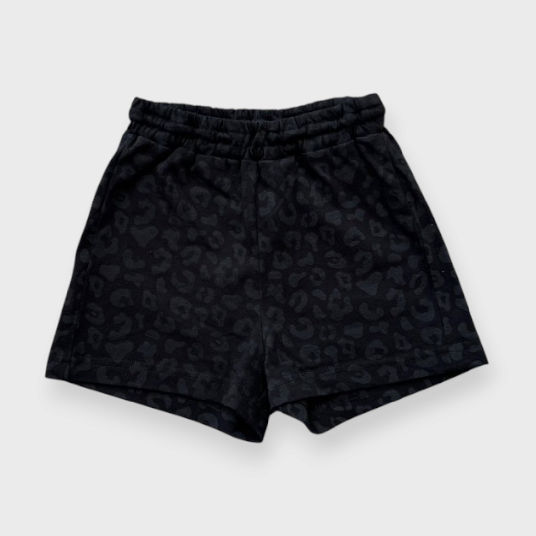 FMB KIDS PAJAMA SET WITH LEOPARD-PRINT SHORTS (100–140 CM)
