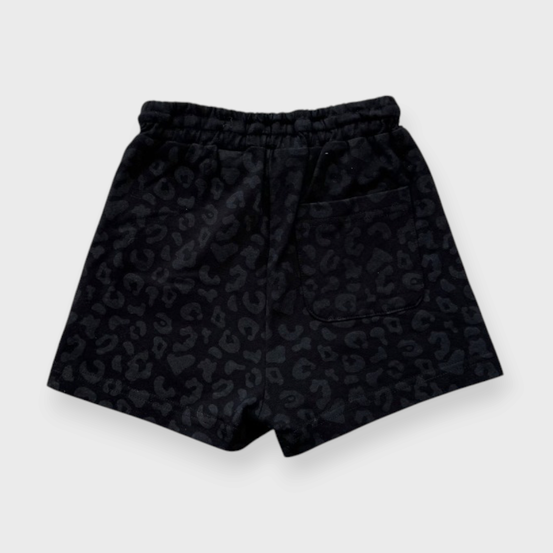 FMB KIDS PAJAMA SET WITH LEOPARD-PRINT SHORTS (100–140 CM)