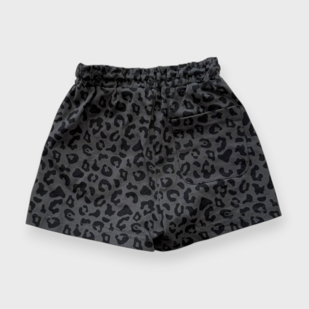 FMB KIDS PAJAMA SET WITH LEOPARD-PRINT SHORTS (100–140 CM)