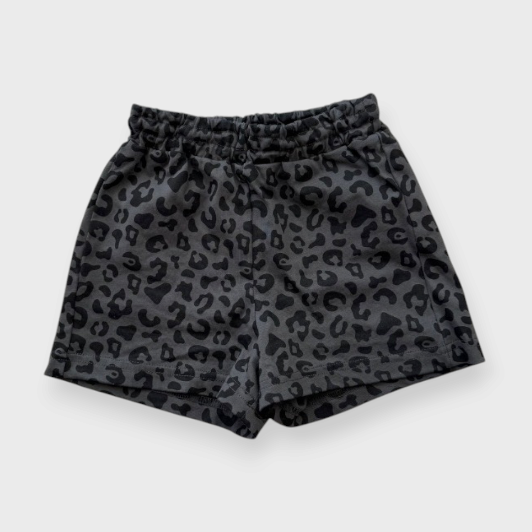 FMB KIDS PAJAMA SET WITH LEOPARD-PRINT SHORTS (100–140 CM)