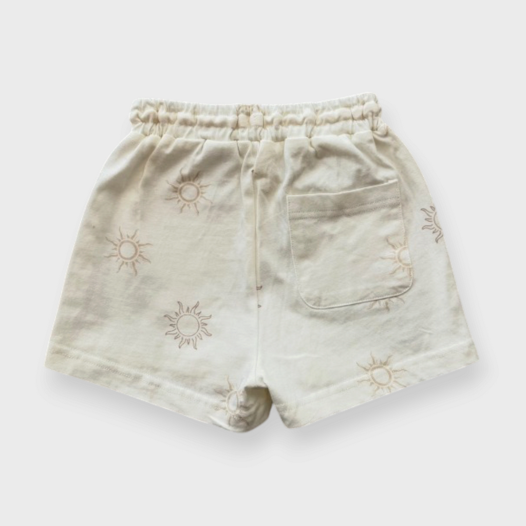 KIDS ALL-OVER SUN-PRINT PAJAMA SET (100–140 CM)
