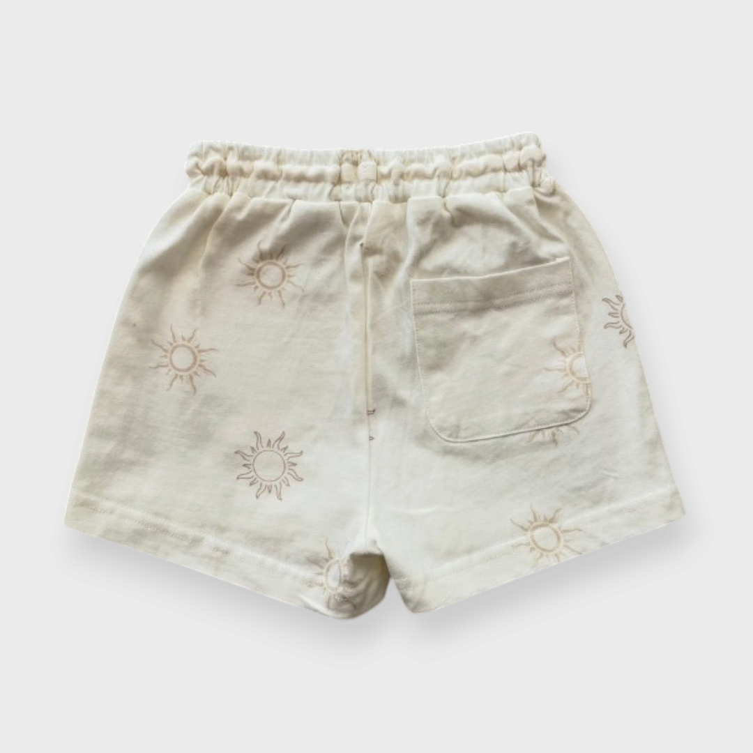 KIDS ALL-OVER SUN-PRINT PAJAMA SET (100–140 CM)