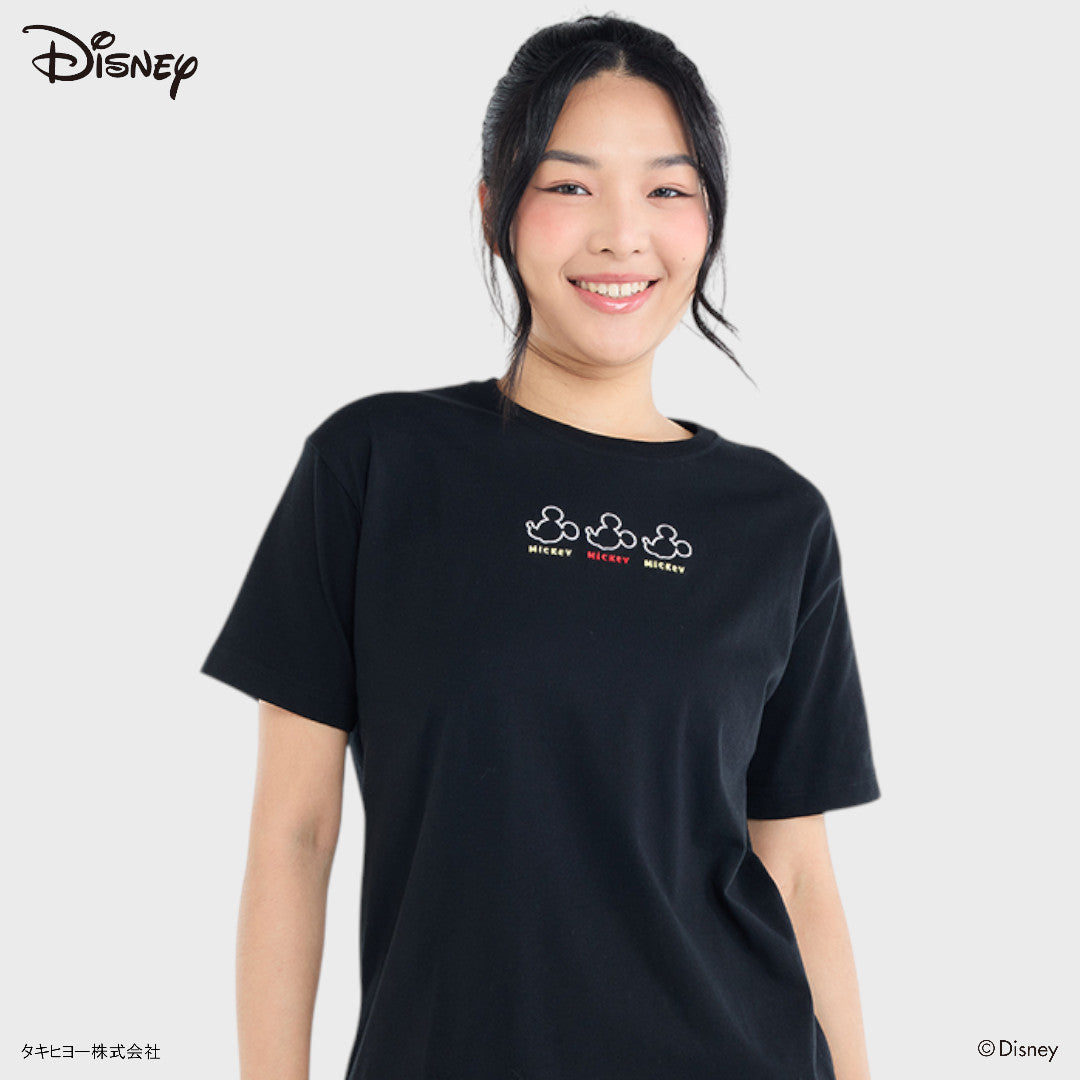 เสื้อยืด Mickey Mouse ลายมิกกี้ ตัวเล็กความน่ารักคูณสาม (Size S-LL)