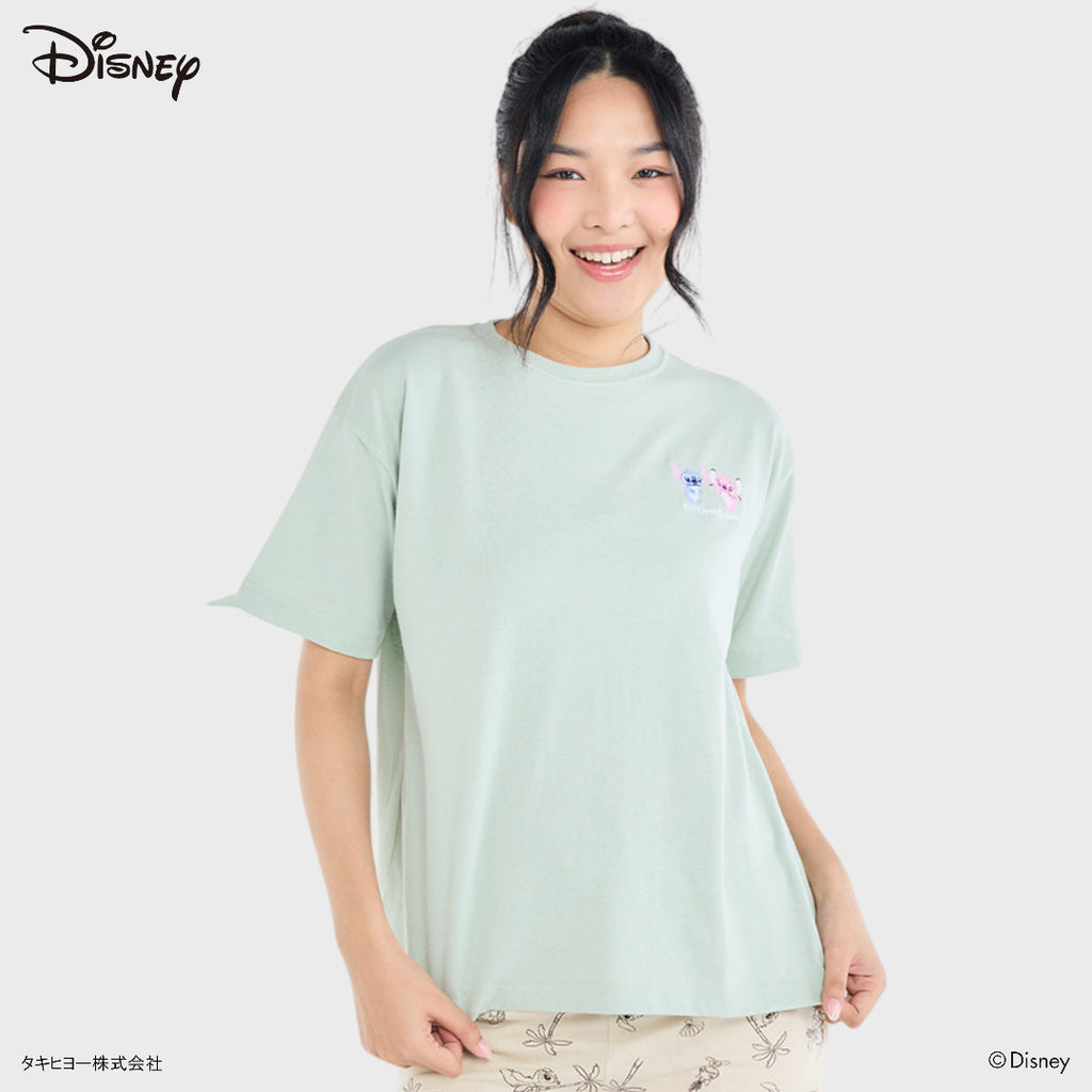 เสื้อยืด Stitch & Angel คู่น่ารักทะลุจักรวาล (Size S-LL)