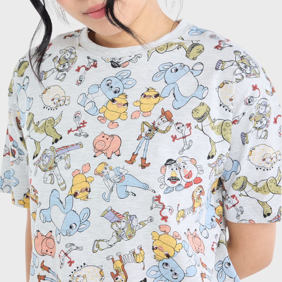 เสื้อยืด Toy Story ลายแก๊งของเล่นสุดป่วน (Size S-LL)
