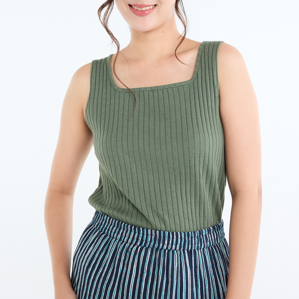 เสื้อกล้าม Rib Tank “Cute ไม่ไหว”