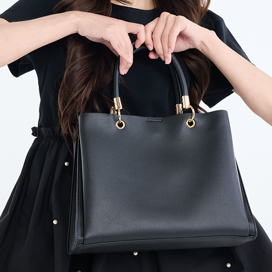 LADIES SQUARE TOTE BAG