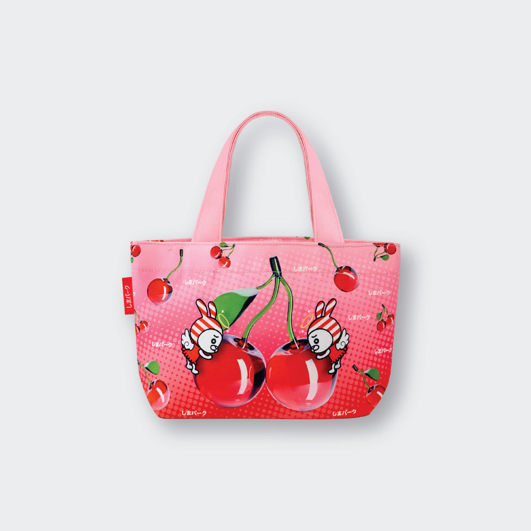 กระเป๋า Cherry Pop Duo Tote ชิมะอุสะเชอร์รี่ป๊อบ – Limited Collection 🐰🍒🐰 (Size S)