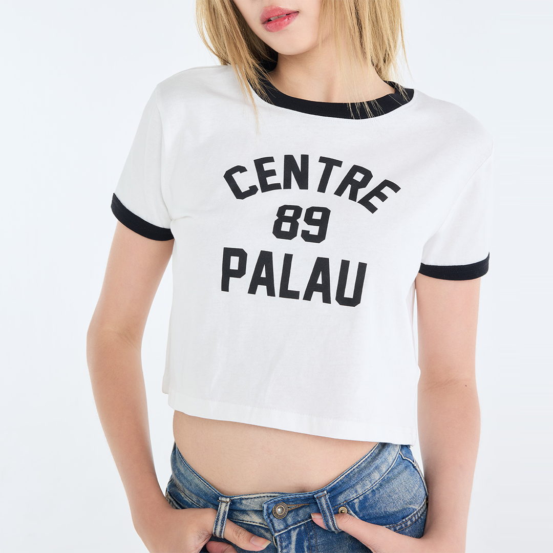 เสื้อยืดผู้หญิง “CENTRE 89 PALAU – ใส่แล้วสายฟอแบบเด็ก Gen Z!”
