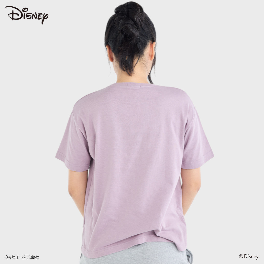 เสื้อยืดมิกกี้–มินนี่ สีม่วงละมุน “ใส่แล้วน่ารักแบบขั้นสุด” (Size S-LL)