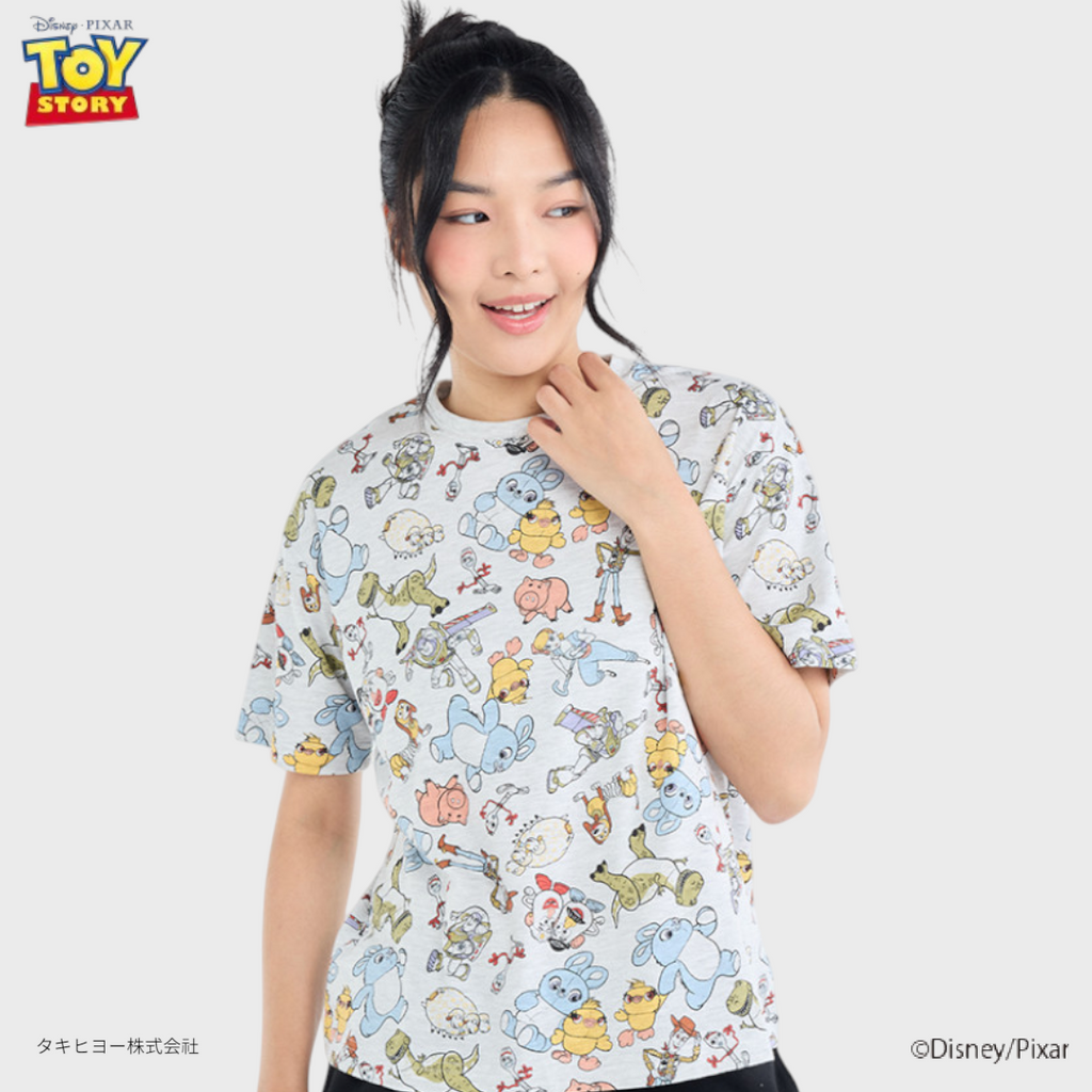 เสื้อยืด Toy Story ลายแก๊งของเล่นสุดป่วน (Size S-LL)